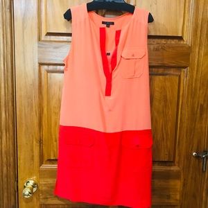 Rachel Zoe orange and peach dress!